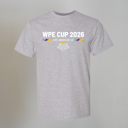 WPE CUP 2026 T-SHIRT GRAY_FRONT
